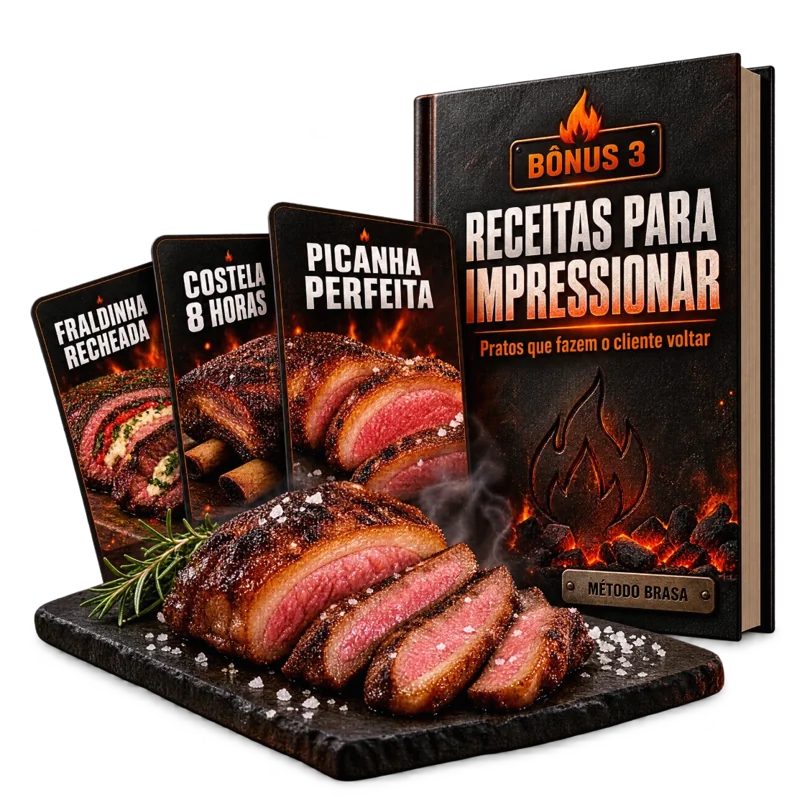 Mockup do Bônus 3: Receitas para impressionar