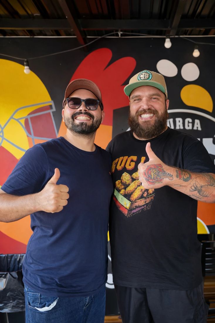 Weslei Vigolo com Tadeu de Marco, Canal Rango
